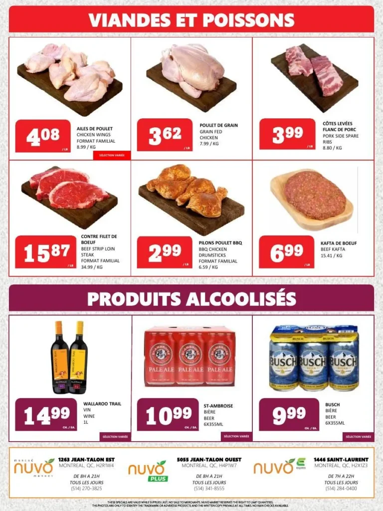 Page 4 de la circulaire Marché Nuvo
