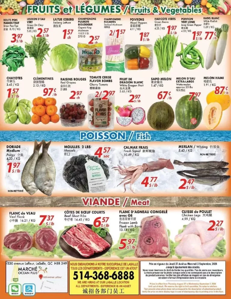 Page 4 de la circulaire Marché Ocean Plus