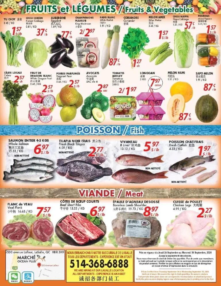 Page 4 de la circulaire Marché Ocean Plus