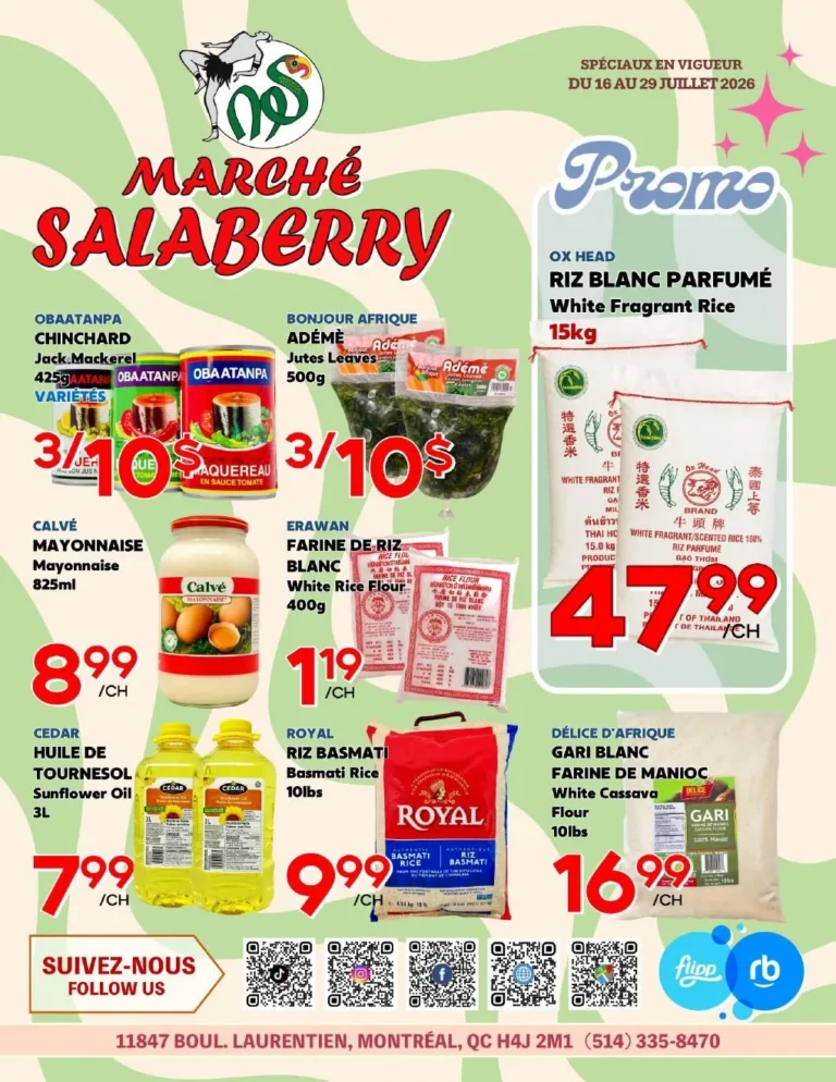 Page 1 de la circulaire Marché Salaberry
