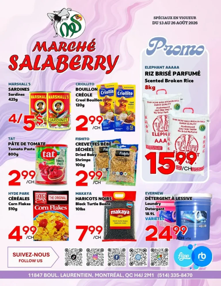 Page 1 de la circulaire Marché Salaberry