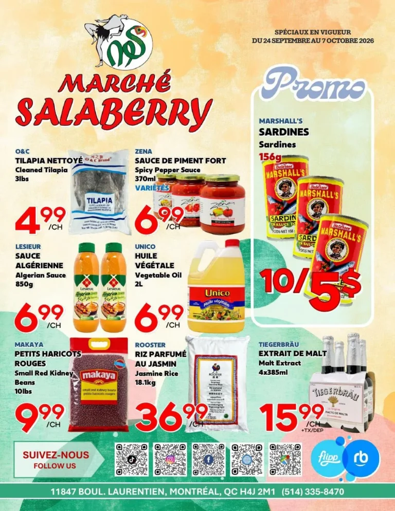 Page 1 de la circulaire Marché Salaberry