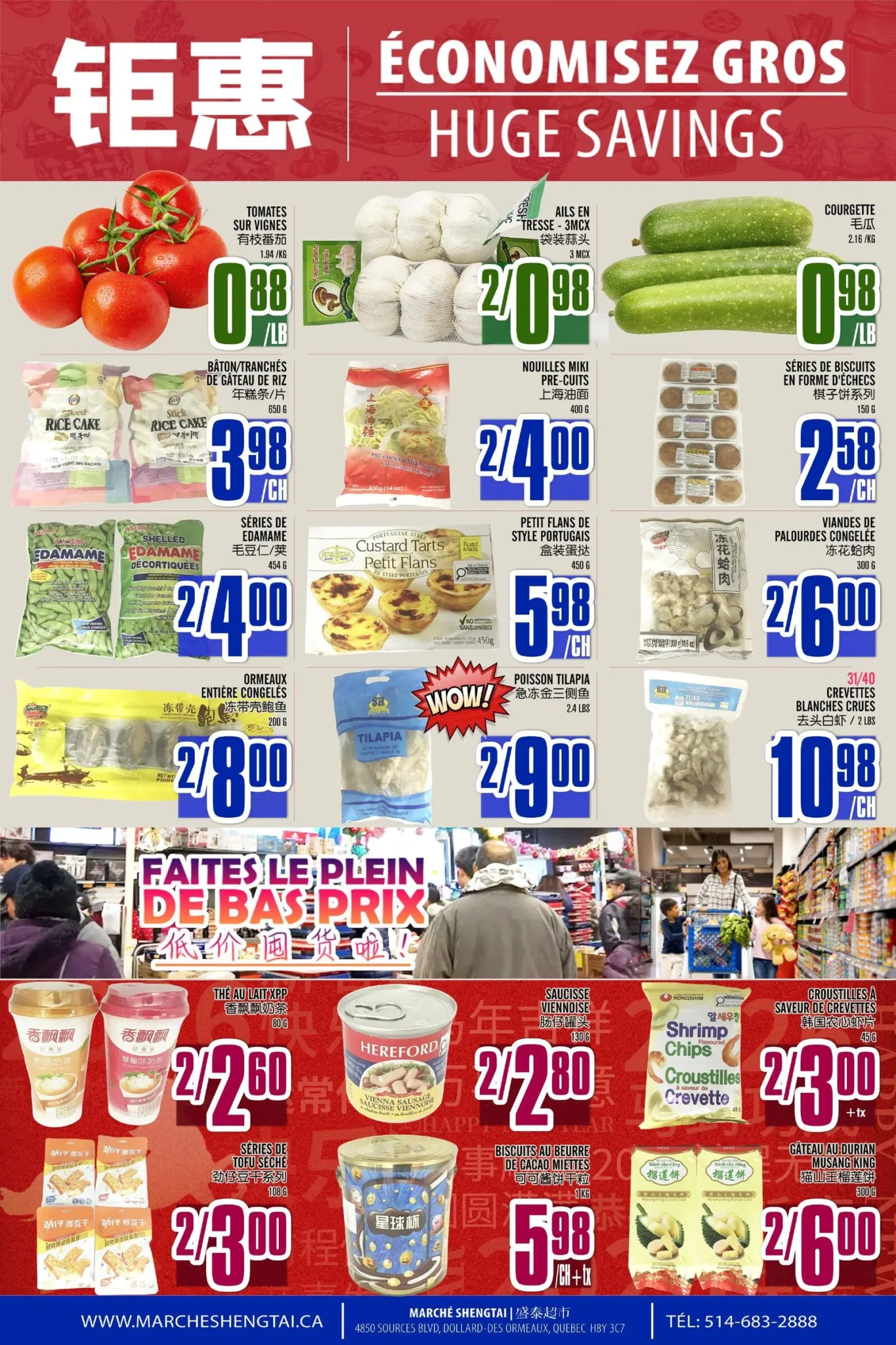 Page 2 de la circulaire Marché Sheng Tai
