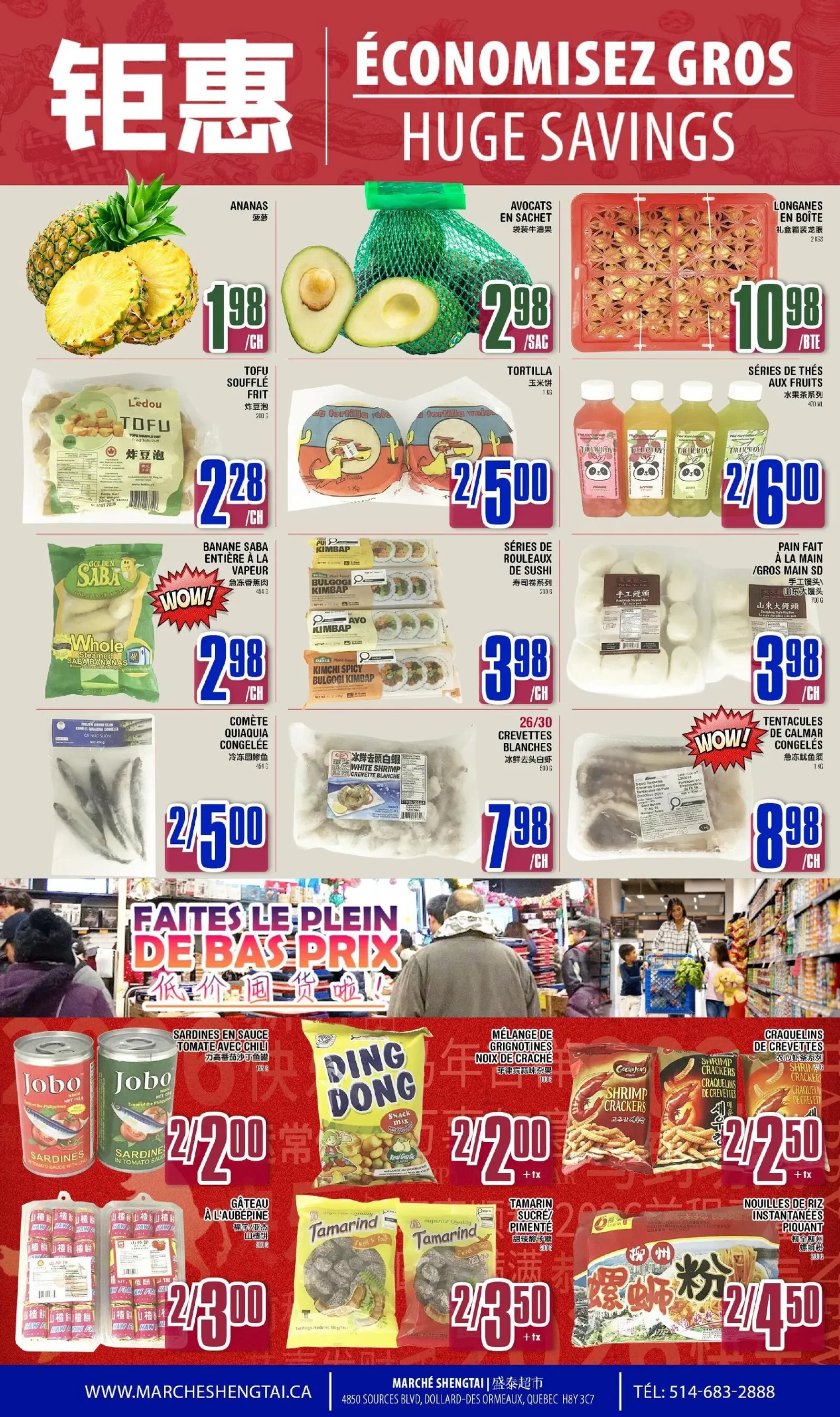 Page 2 de la circulaire Marché Sheng Tai