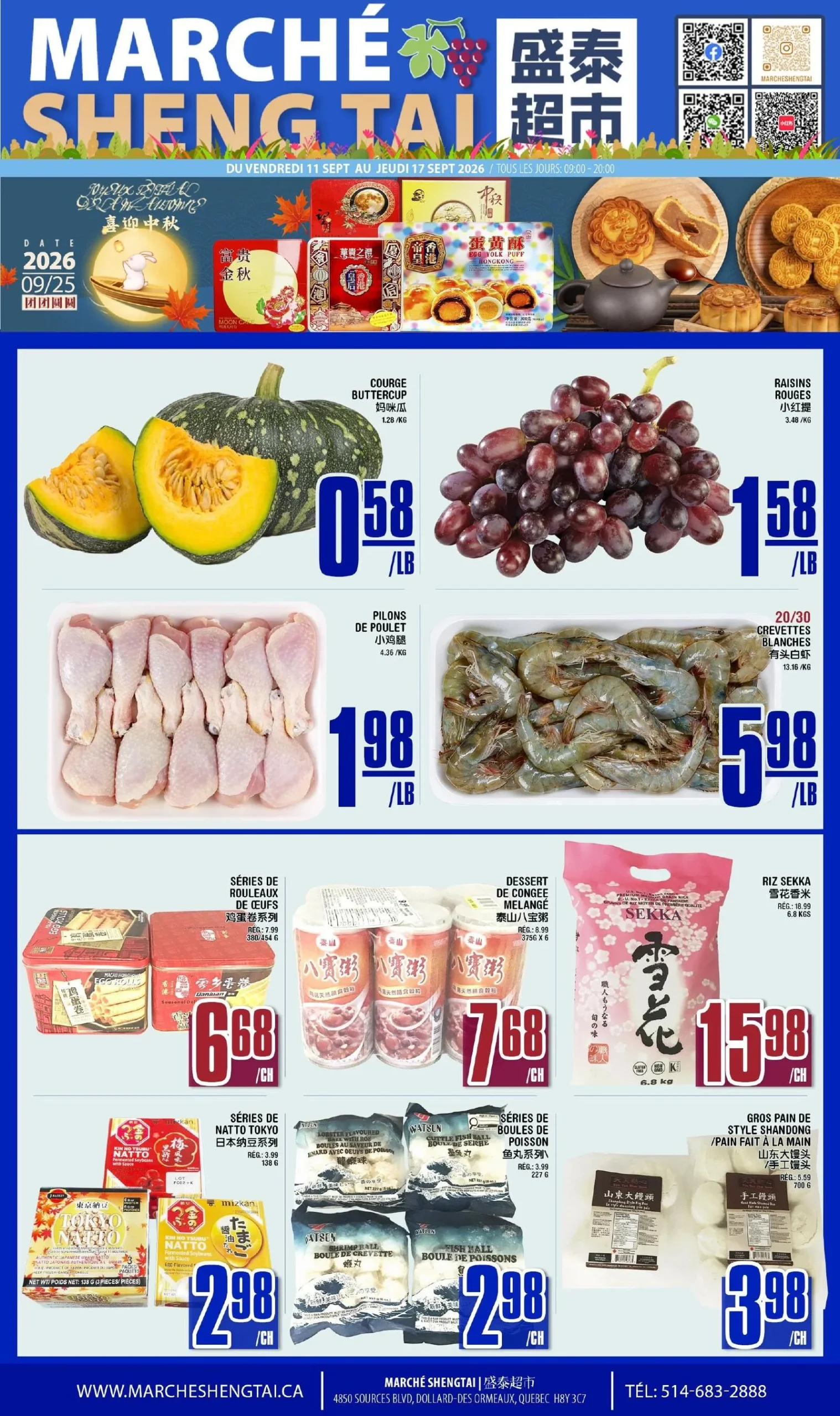 Page 1 de la circulaire Marché Sheng Tai