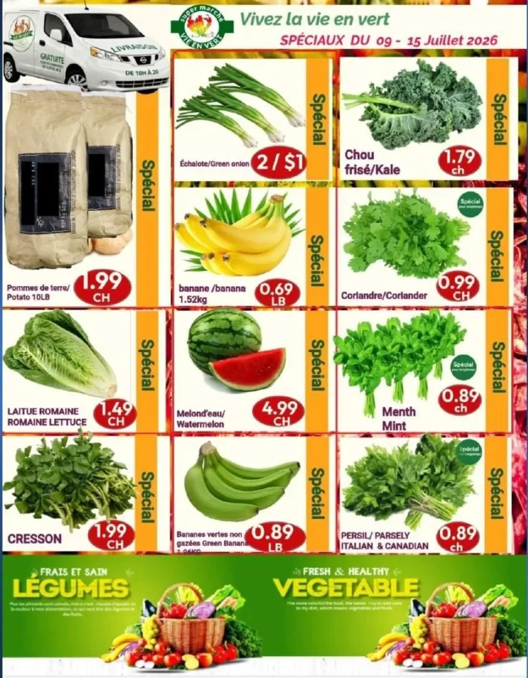 Page 1 de la circulaire Marché Vie En Vert