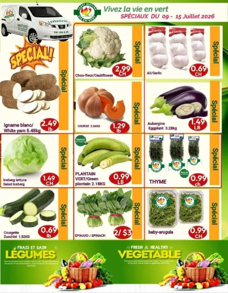Page 2 de la circulaire Marché Vie En Vert