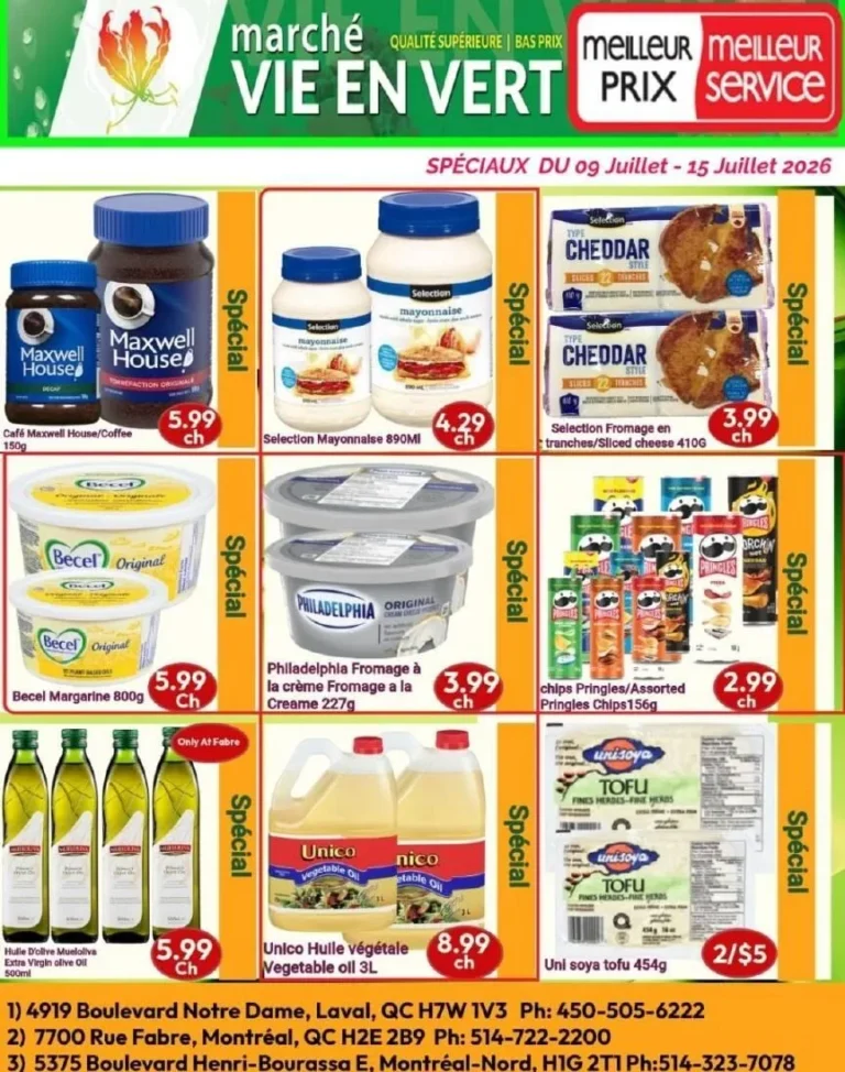 Page 4 de la circulaire Marché Vie En Vert