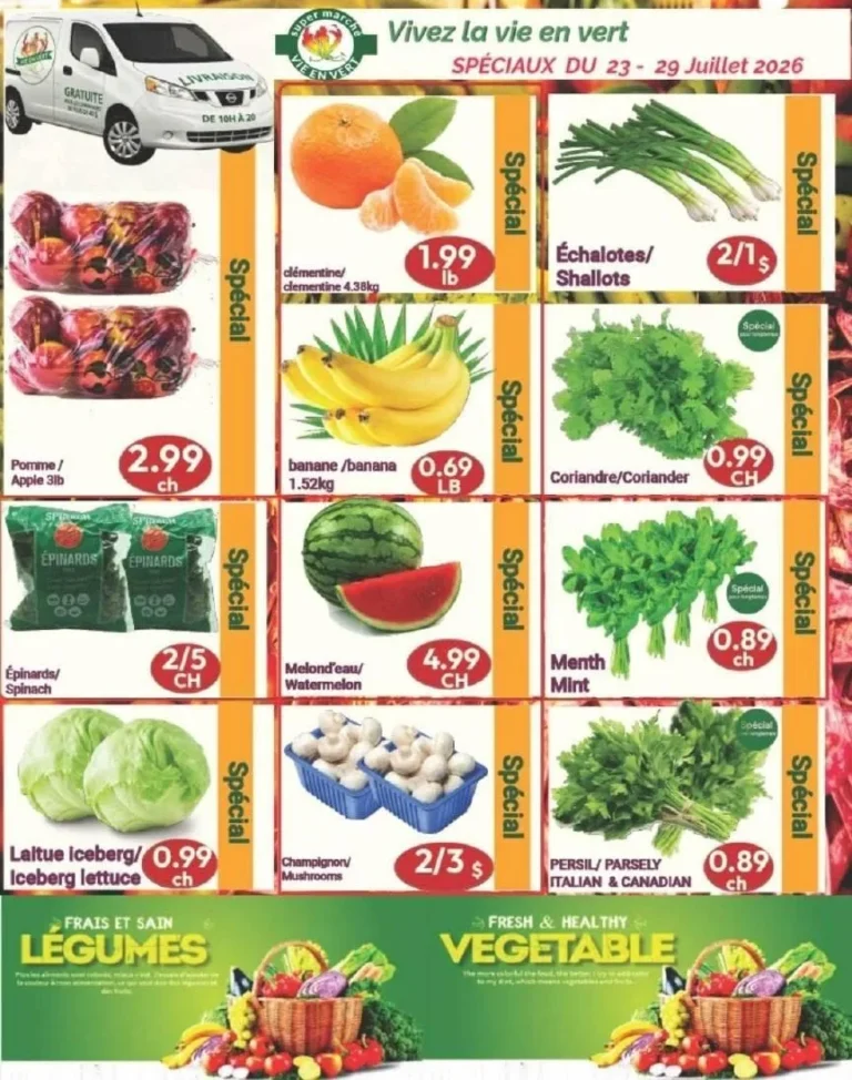 Page 1 de la circulaire Marché Vie En Vert