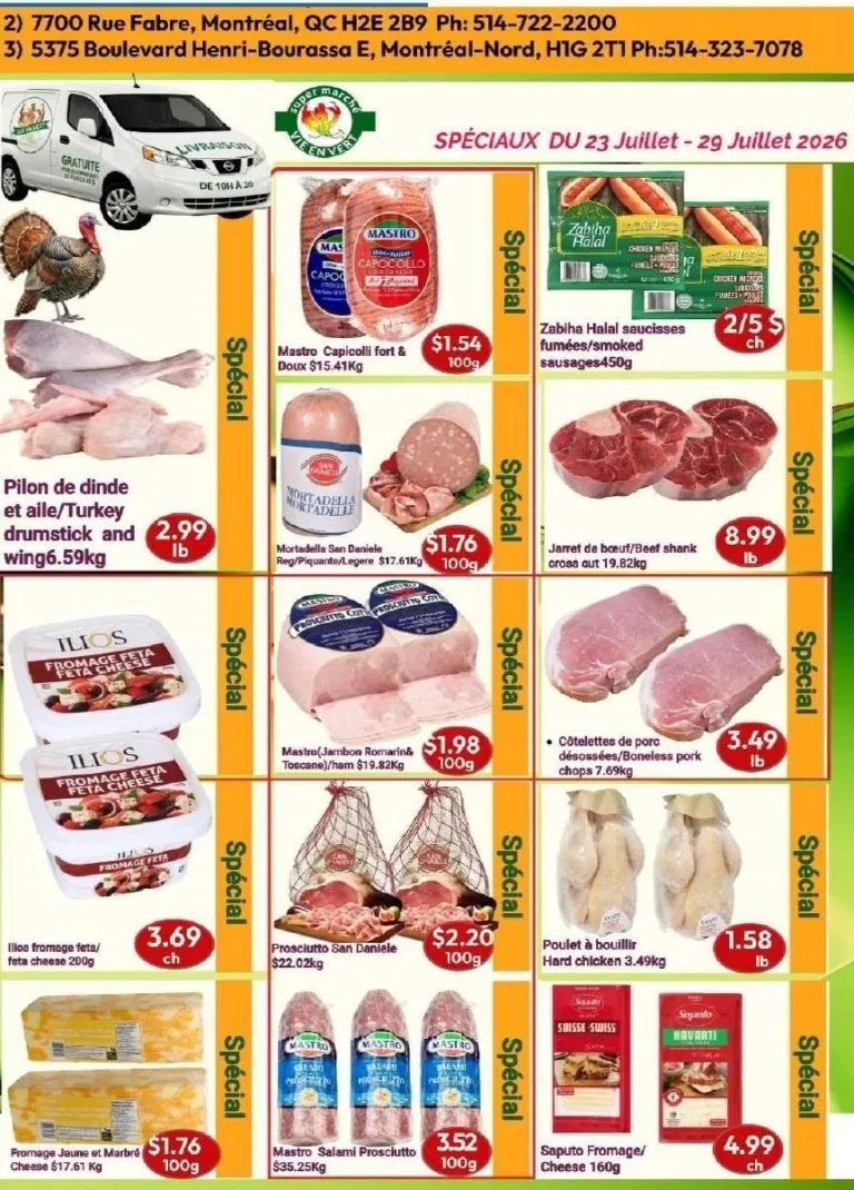 Page 3 de la circulaire Marché Vie En Vert