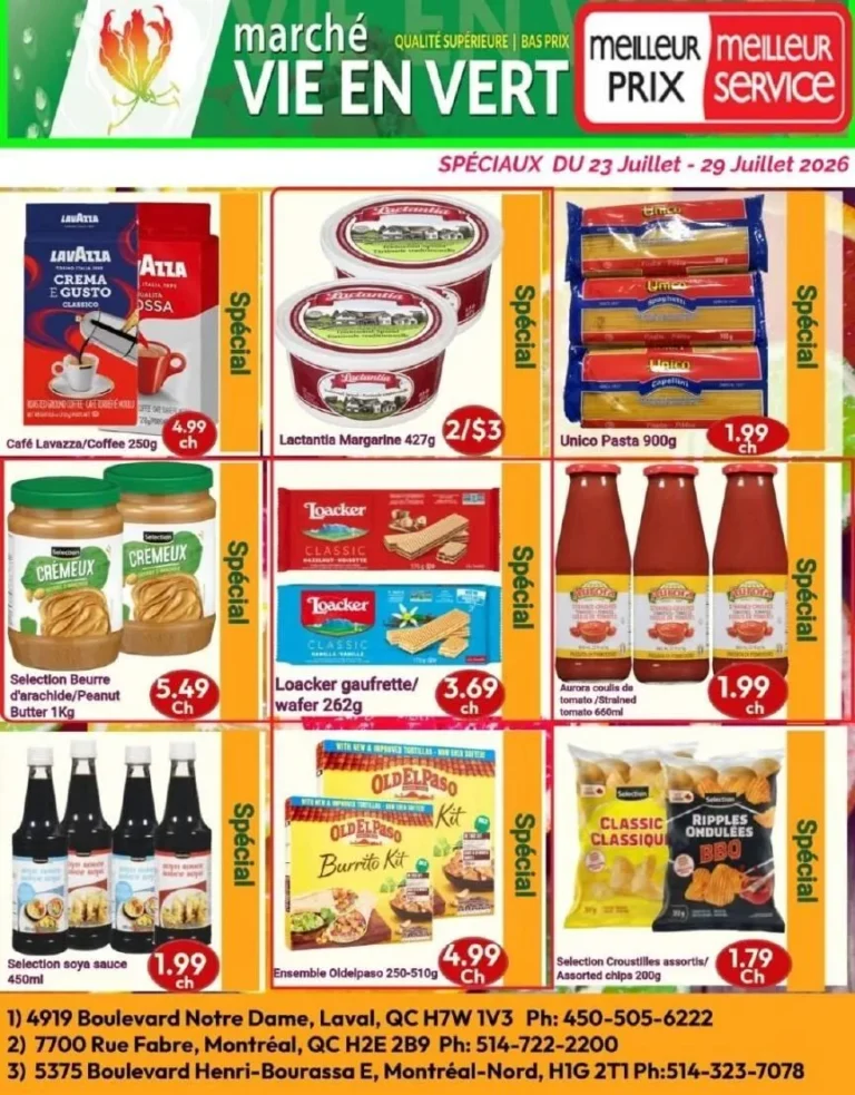 Page 4 de la circulaire Marché Vie En Vert