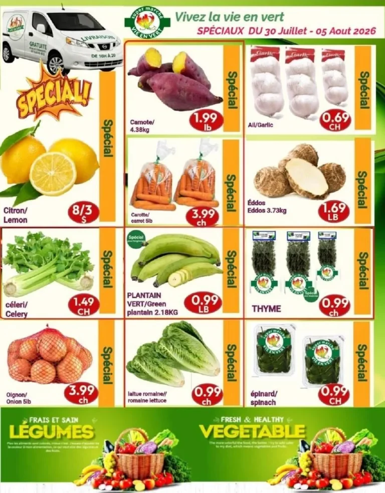 Page 2 de la circulaire Marché Vie En Vert