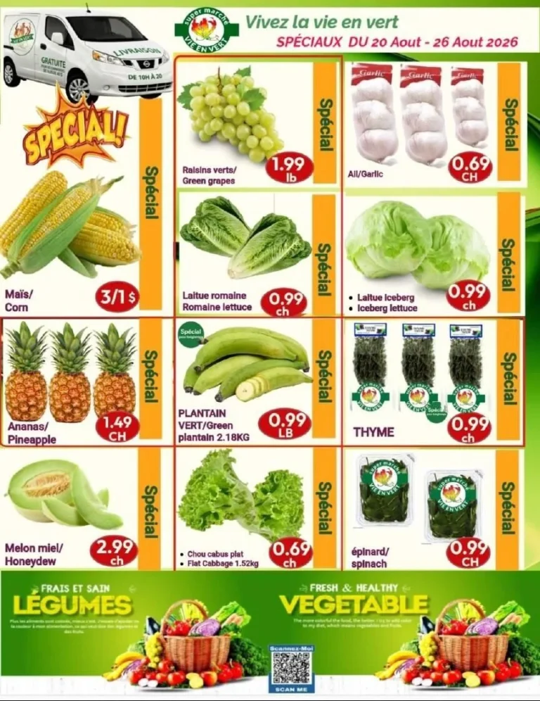 Page 4 de la circulaire Marché Vie En Vert