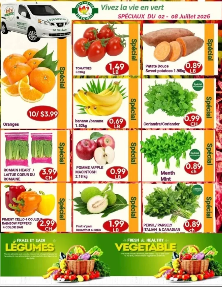 Page 1 de la circulaire Marché Vie En Vert
