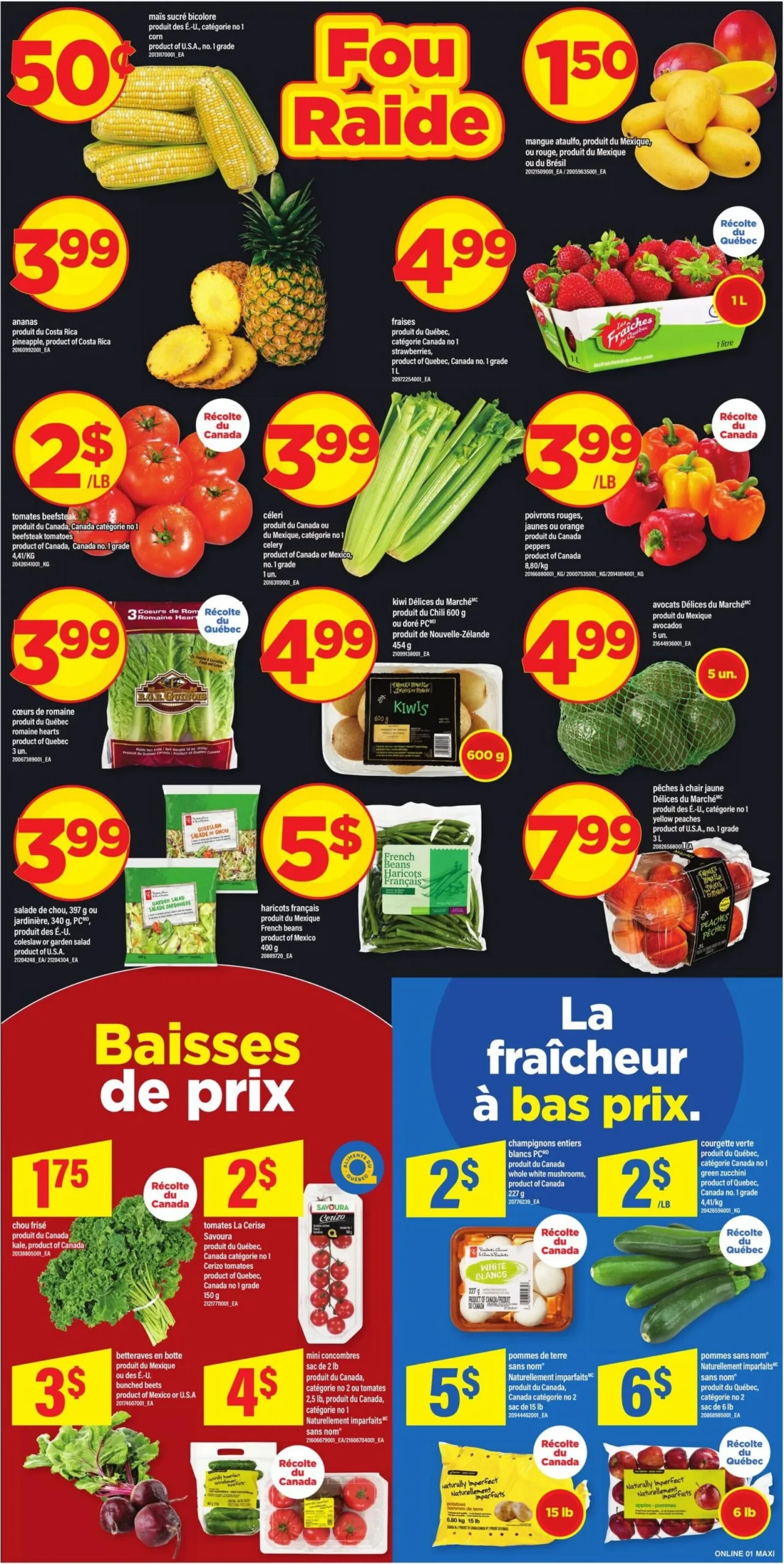 Page 3 de la circulaire Maxi