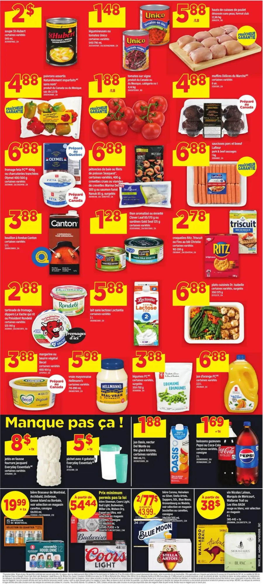 Page 2 de la circulaire Maxi
