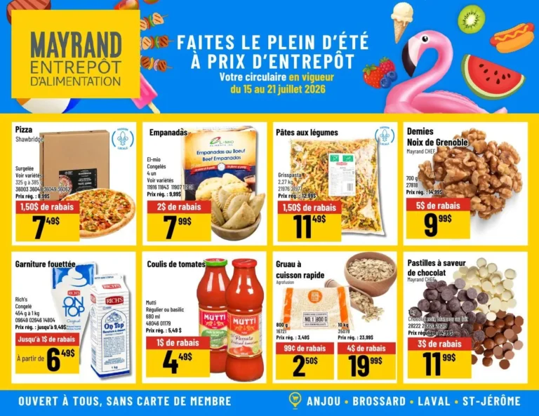 Page 4 de la circulaire Mayrand