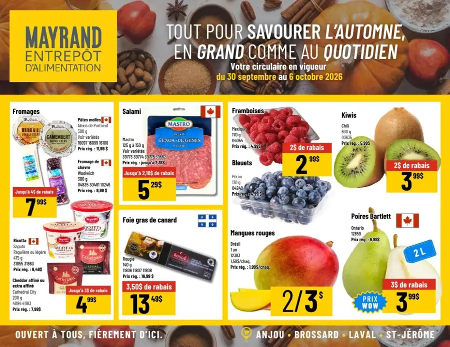 Page 3 de la circulaire Mayrand