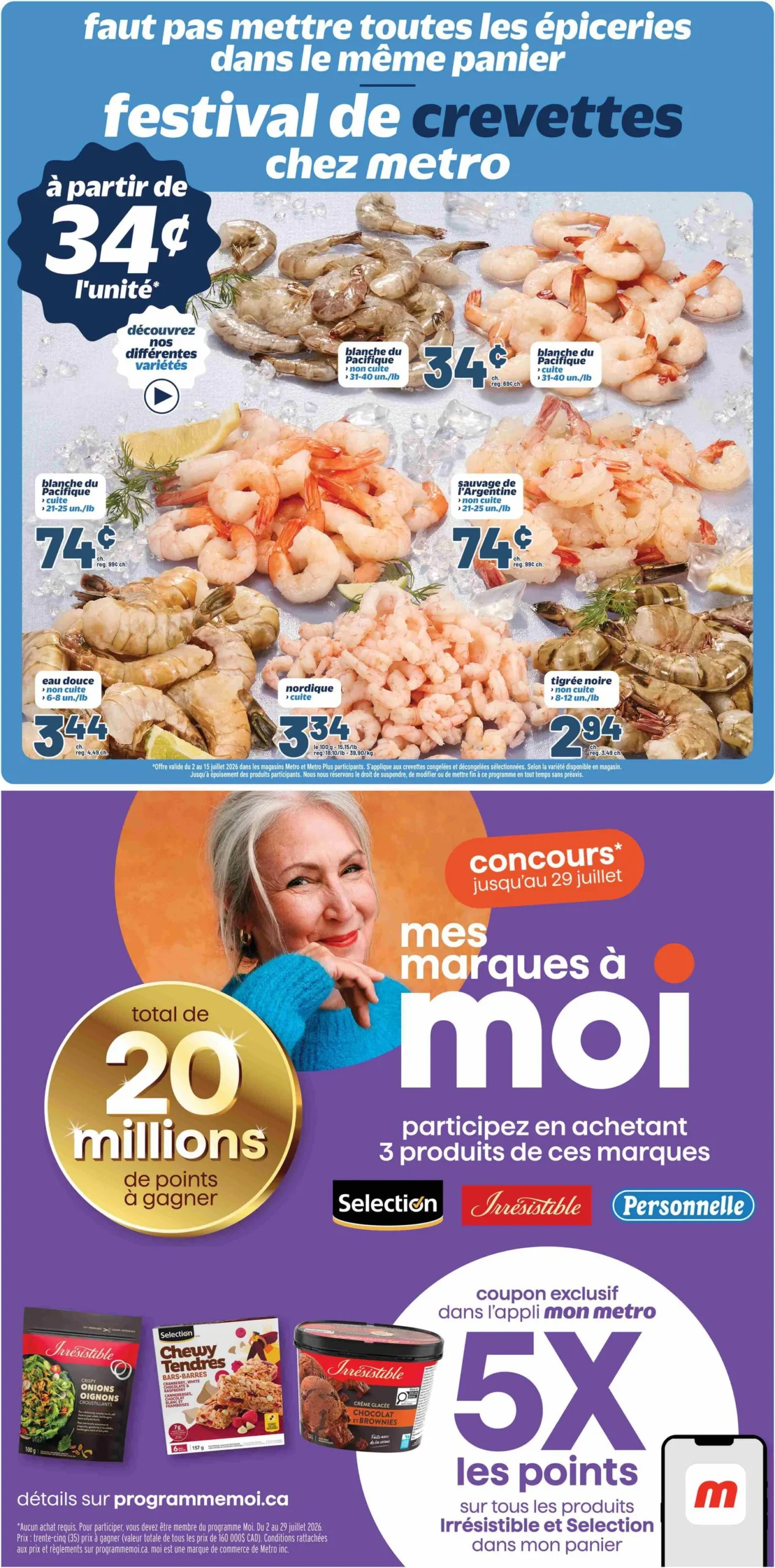 Page 4 de la circulaire Metro
