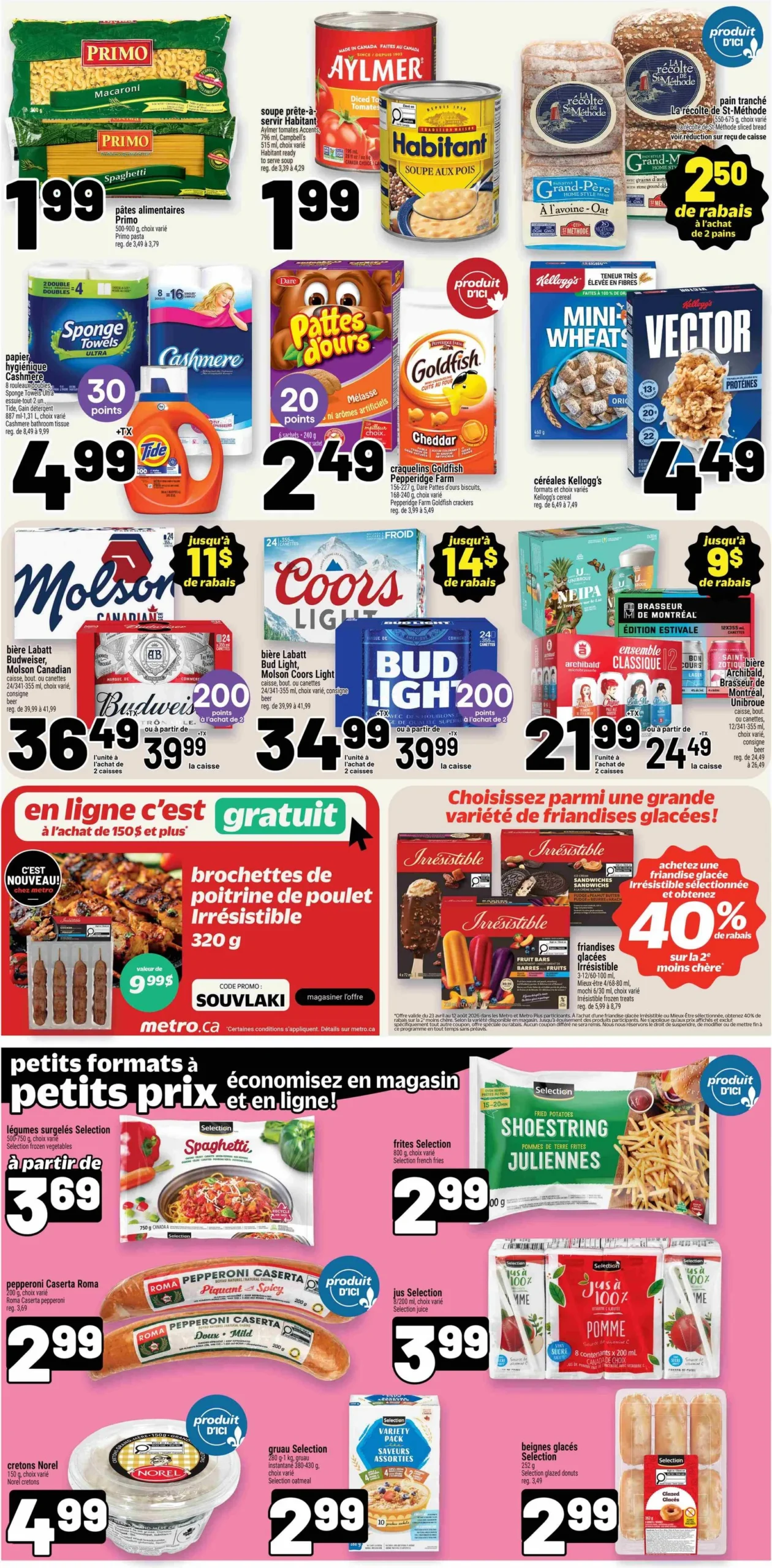 Page 3 de la circulaire Metro
