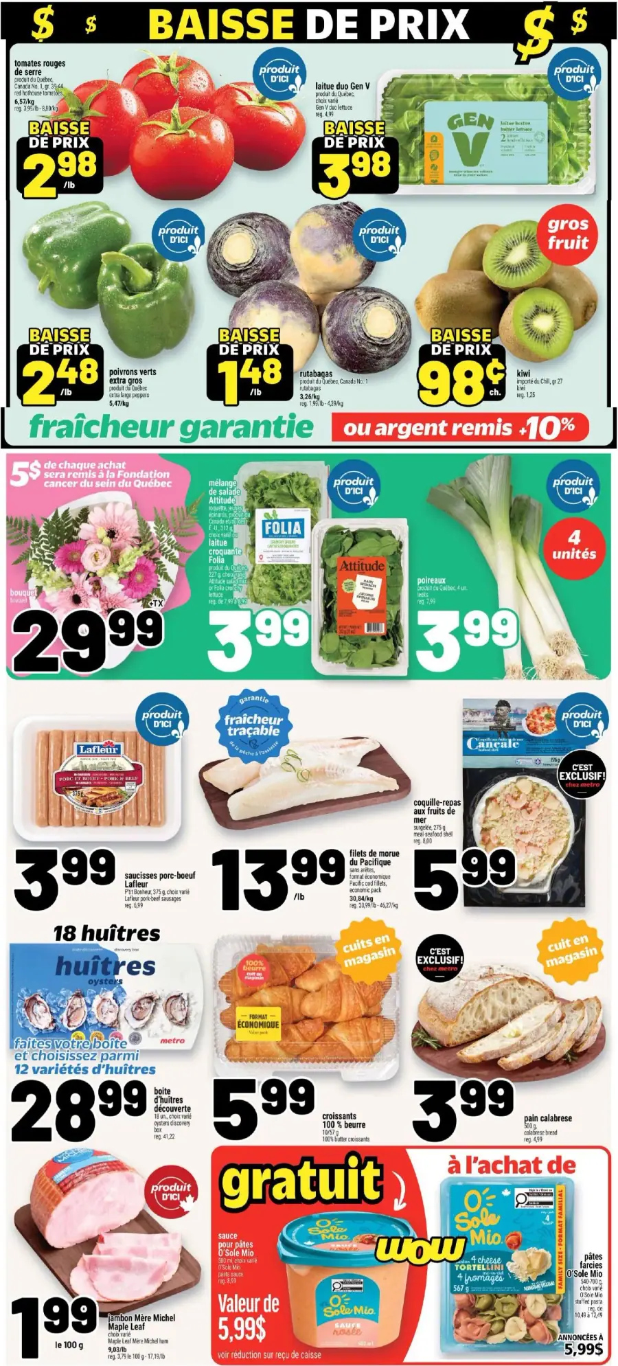Page 2 de la circulaire Metro