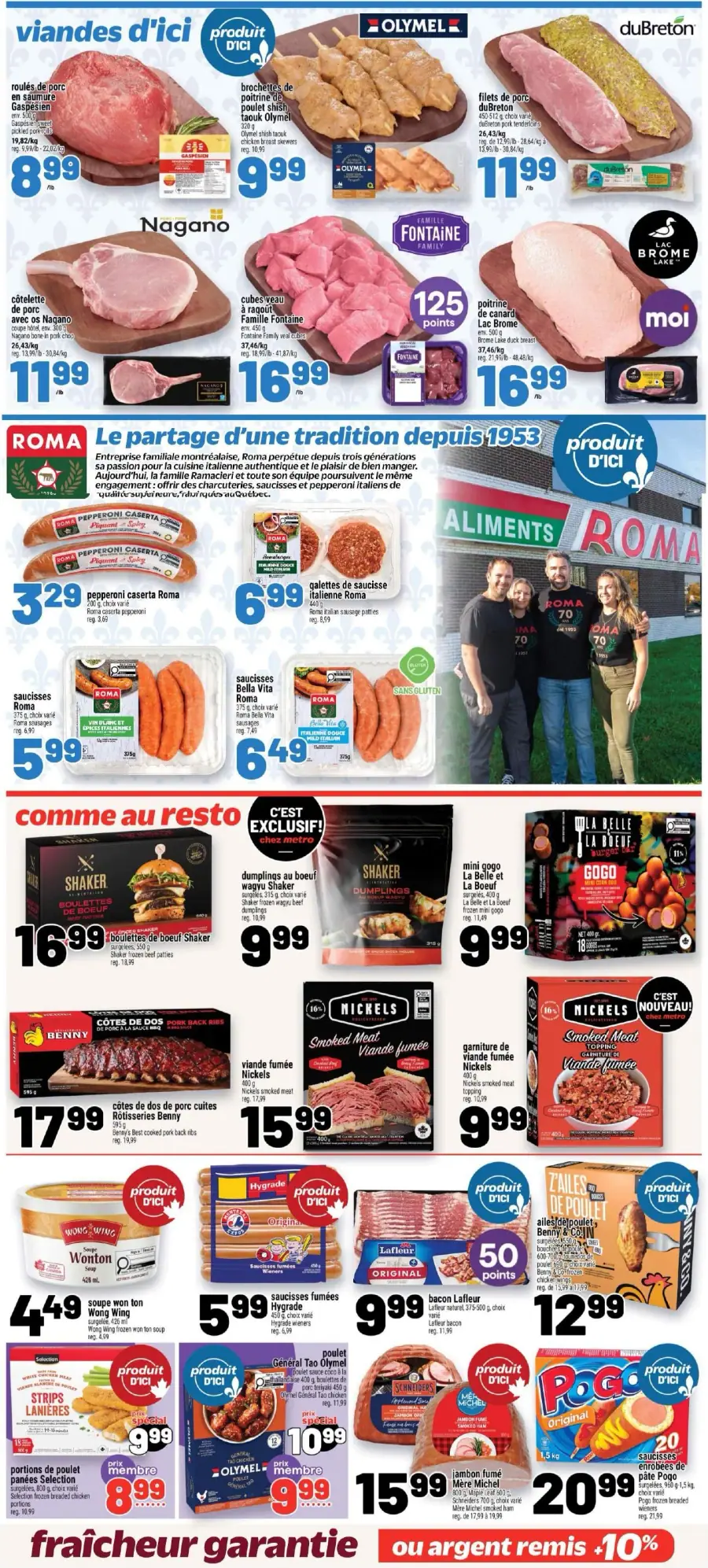 Page 11 de la circulaire Metro