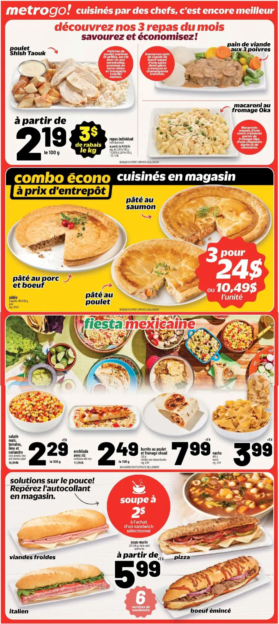 Page 14 de la circulaire Metro