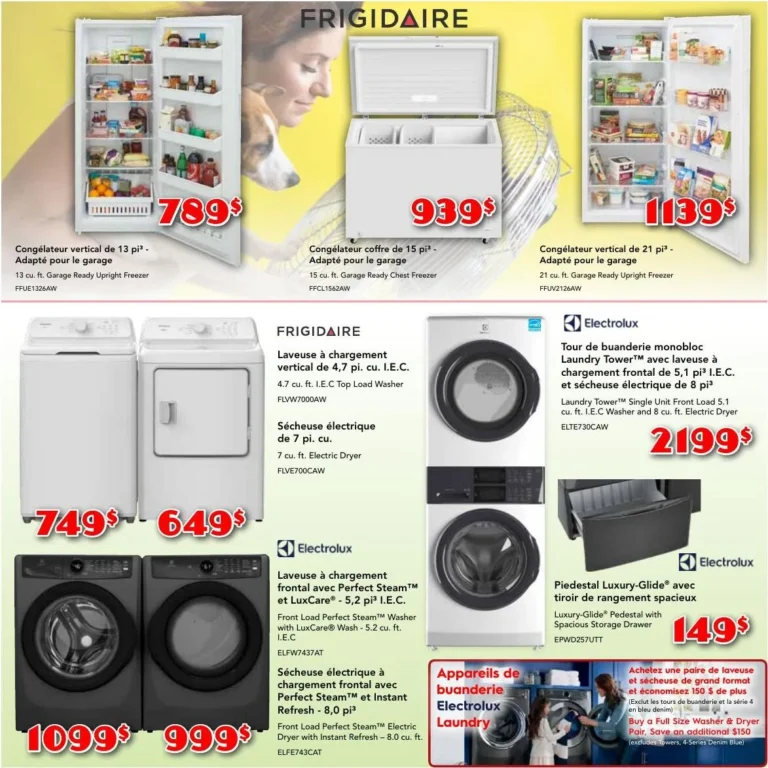 Page 3 de la circulaire Meubles Marchand Frigidaire