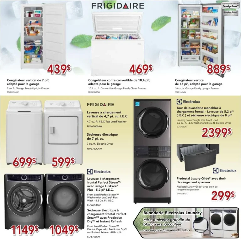 Page 3 de la circulaire Meubles Marchand Frigidaire