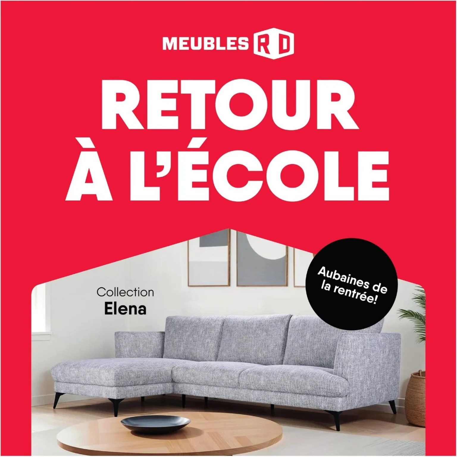 Page 1 de la circulaire Meubles RD