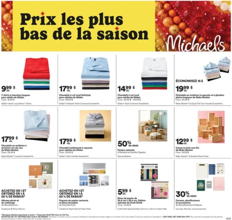 Page 4 de la circulaire Michaels