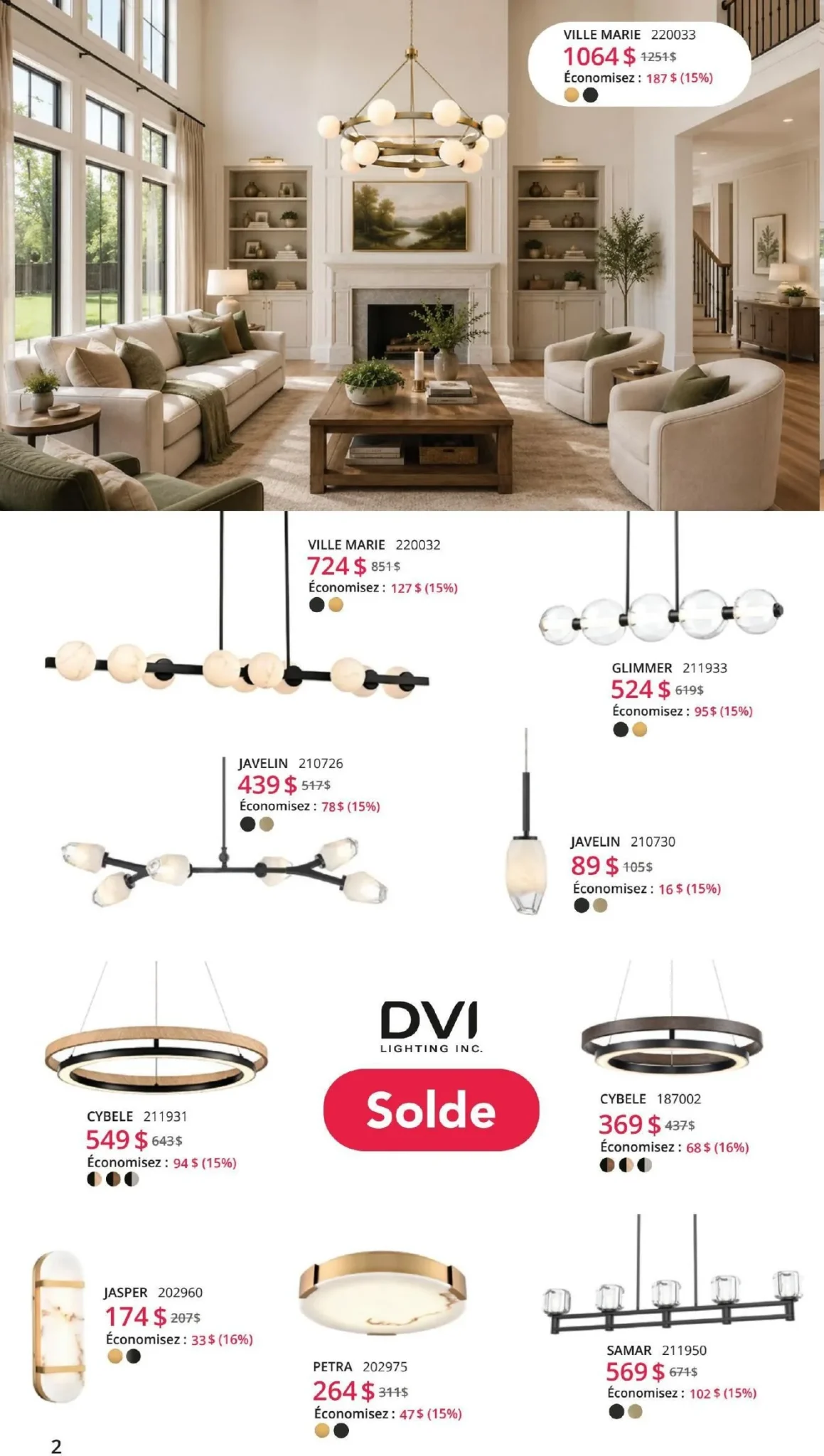 Page 2 de la circulaire Multi Luminaire