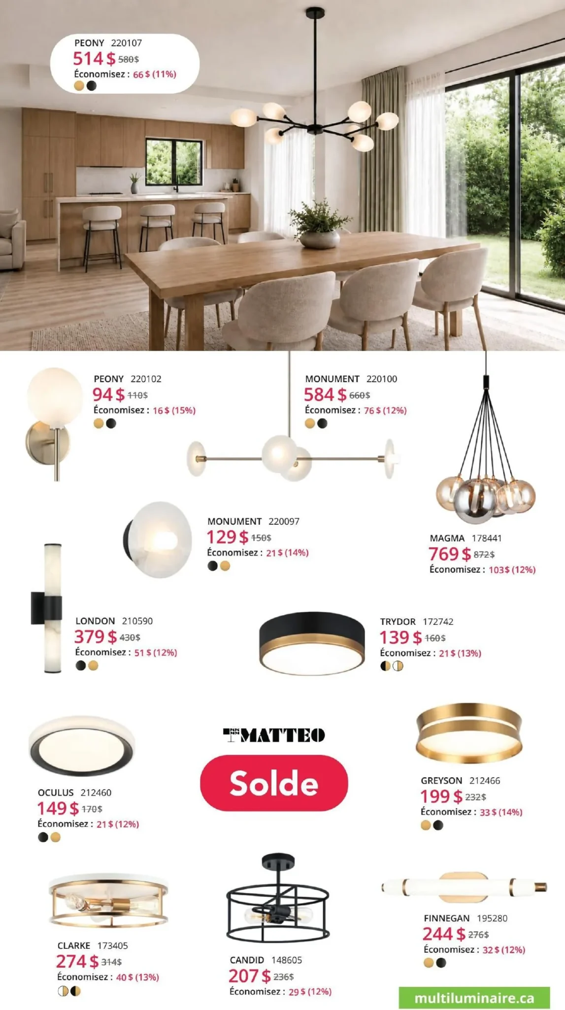 Page 5 de la circulaire Multi Luminaire