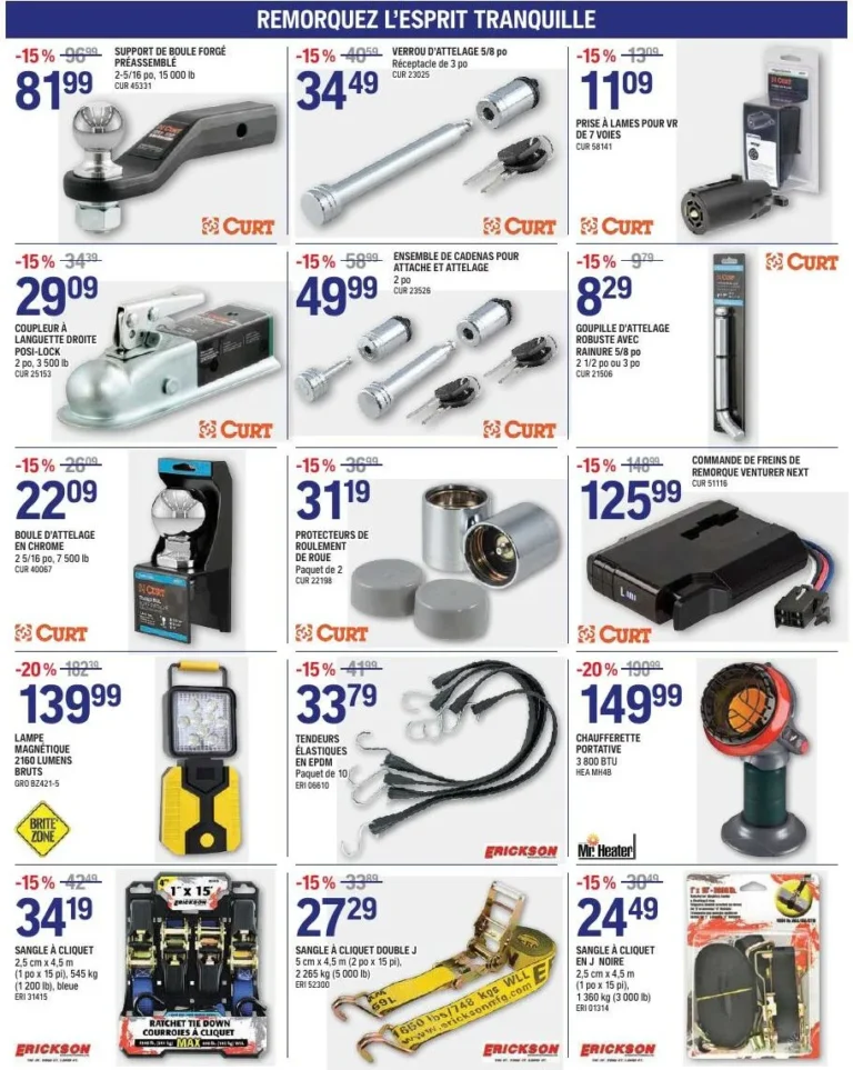 Page 4 de la circulaire NAPA Pièces D’Autos