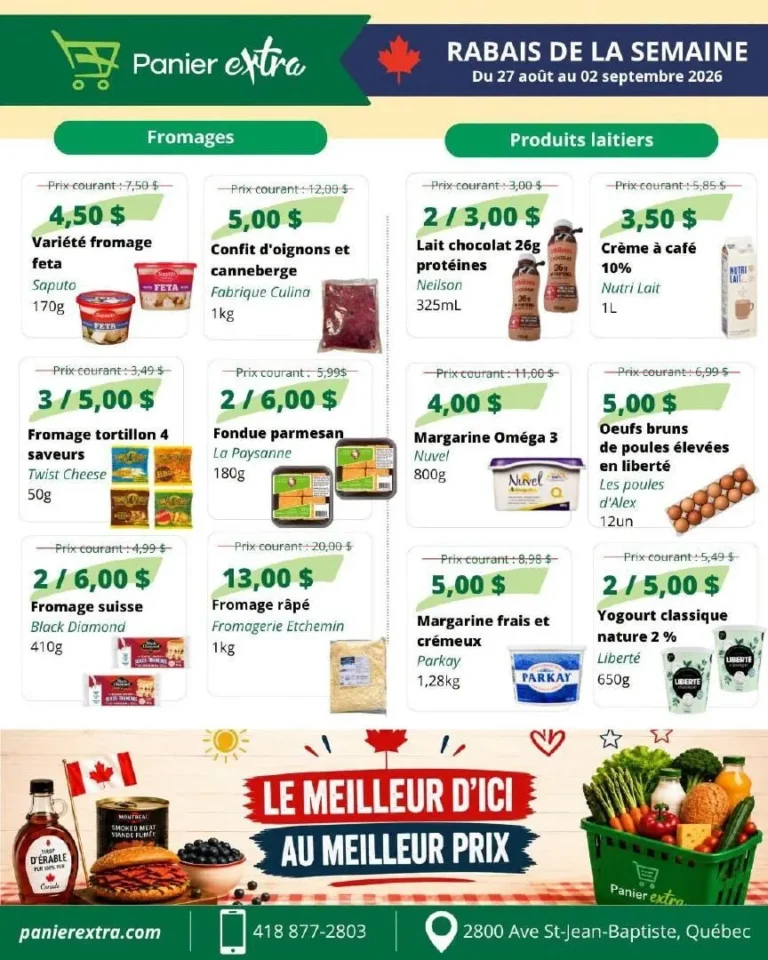 Page 3 de la circulaire Panier Extra