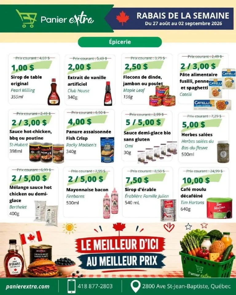 Page 5 de la circulaire Panier Extra