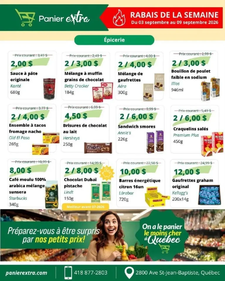 Page 4 de la circulaire Panier Extra