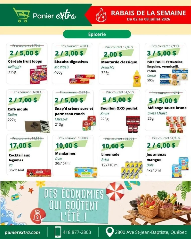 Page 4 de la circulaire Panier Extra