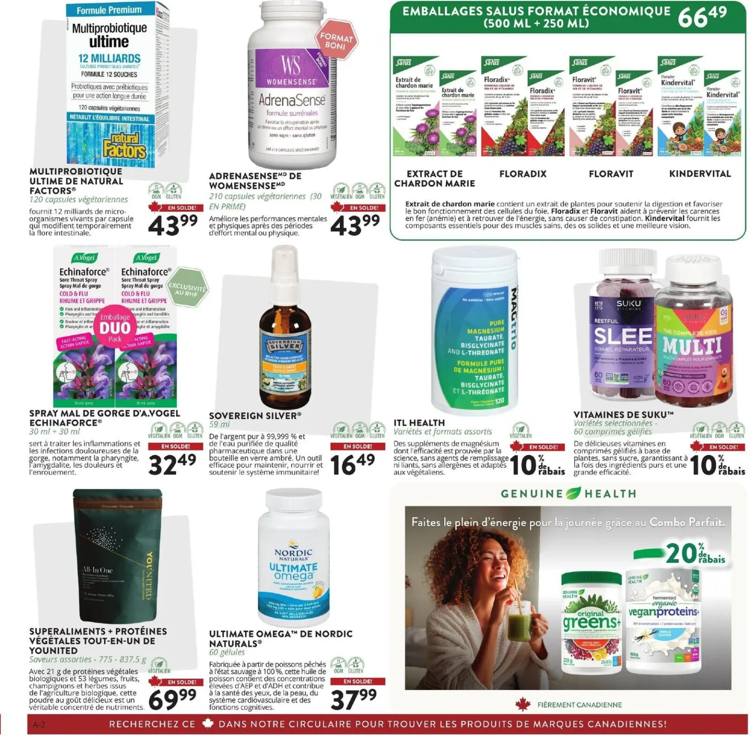 Page 2 de la circulaire Panier Santé