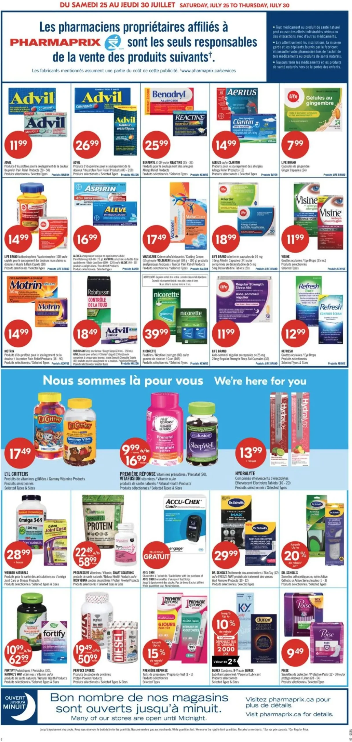 Page 4 de la circulaire Pharmaprix