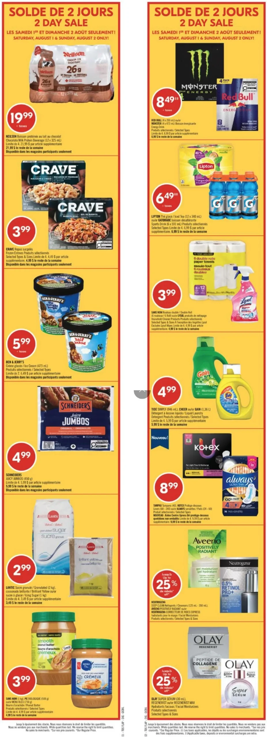 Page 2 de la circulaire Pharmaprix