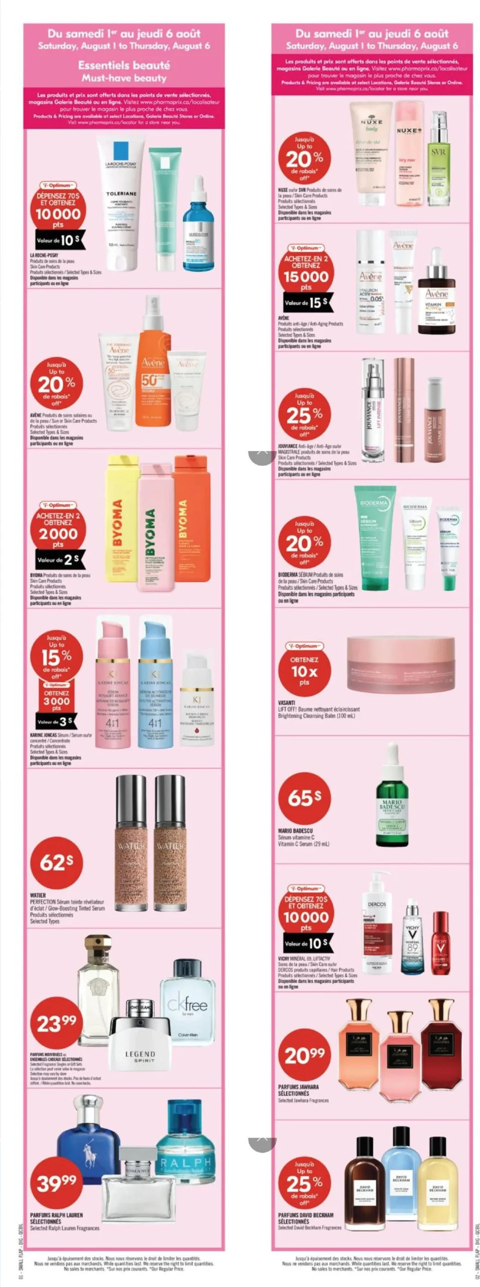 Page 3 de la circulaire Pharmaprix