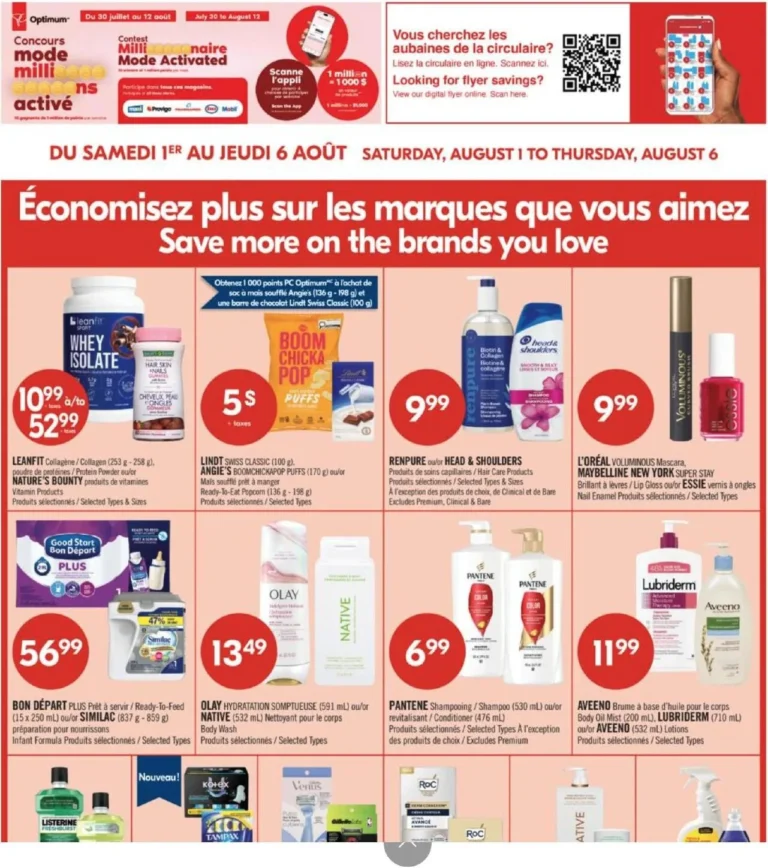 Page 4 de la circulaire Pharmaprix