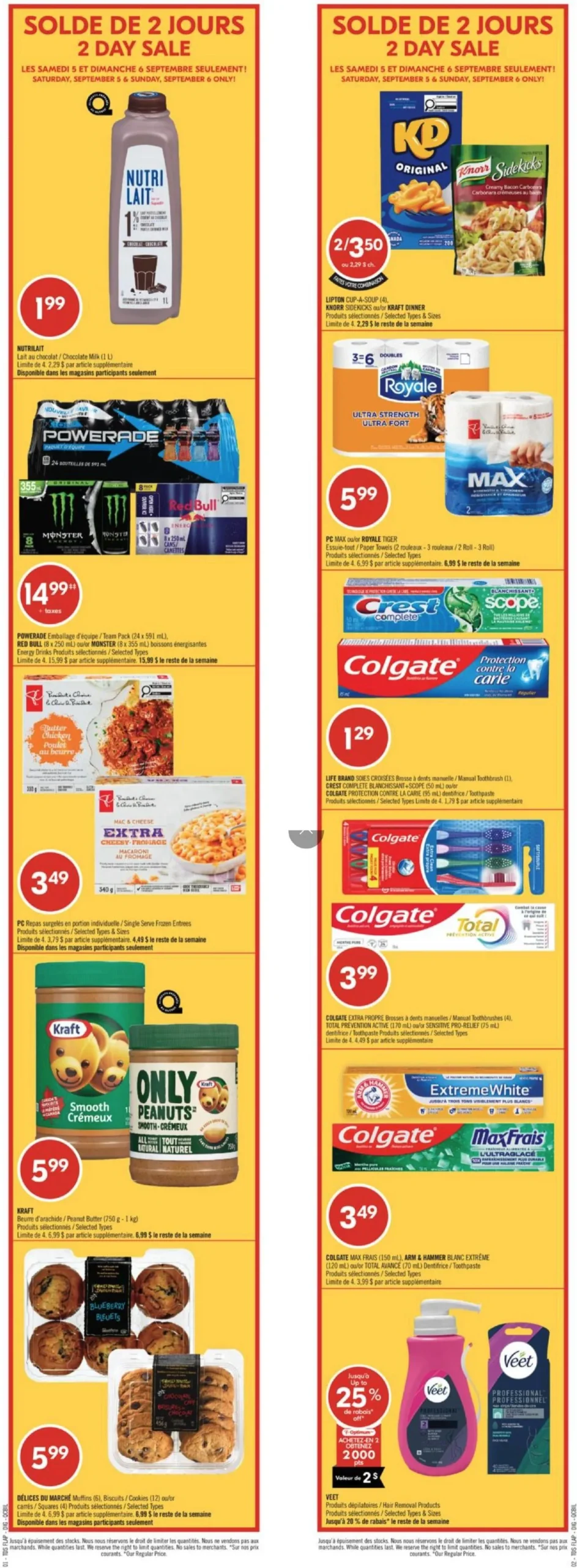 Page 2 de la circulaire Pharmaprix