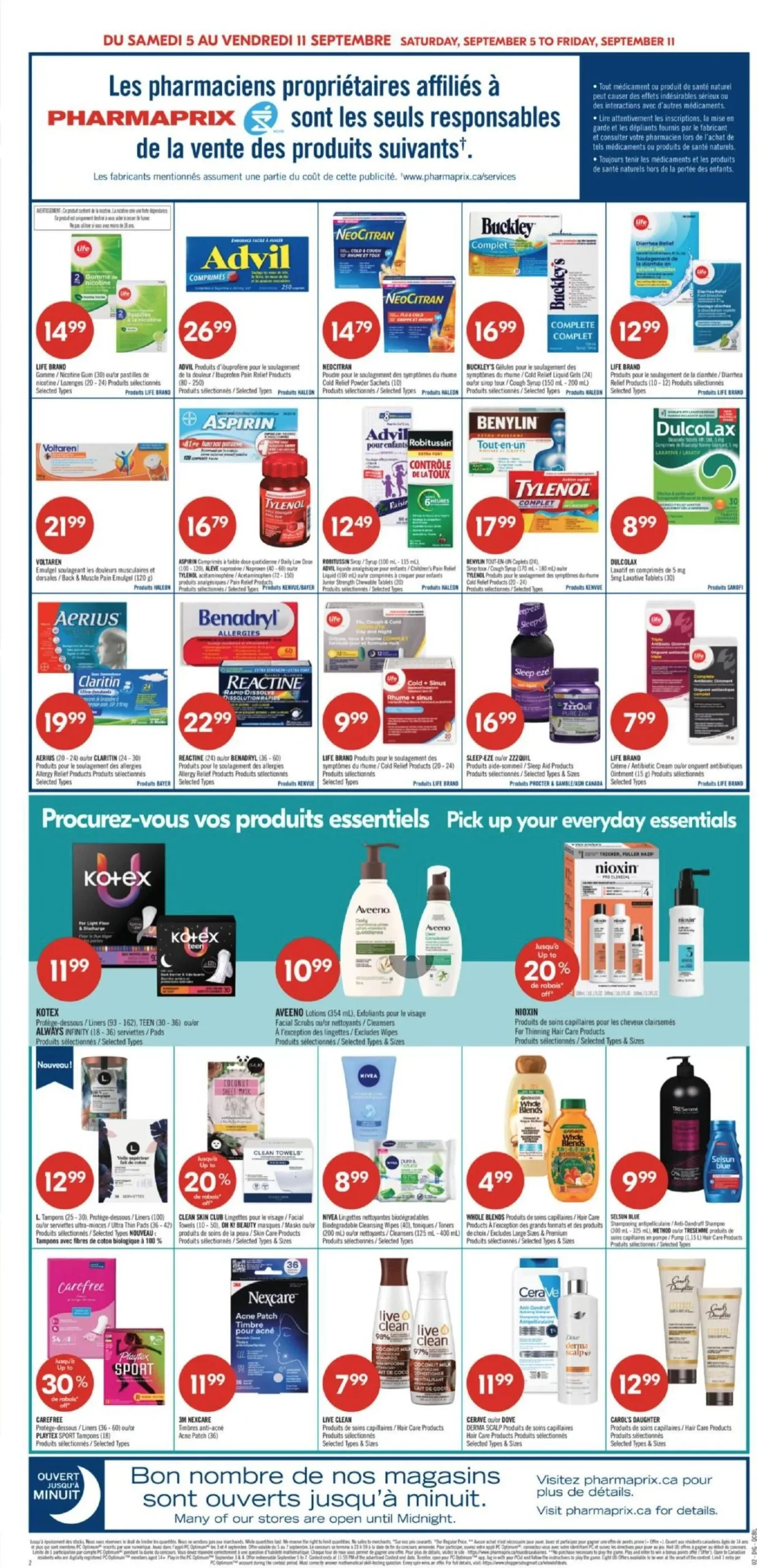 Page 4 de la circulaire Pharmaprix