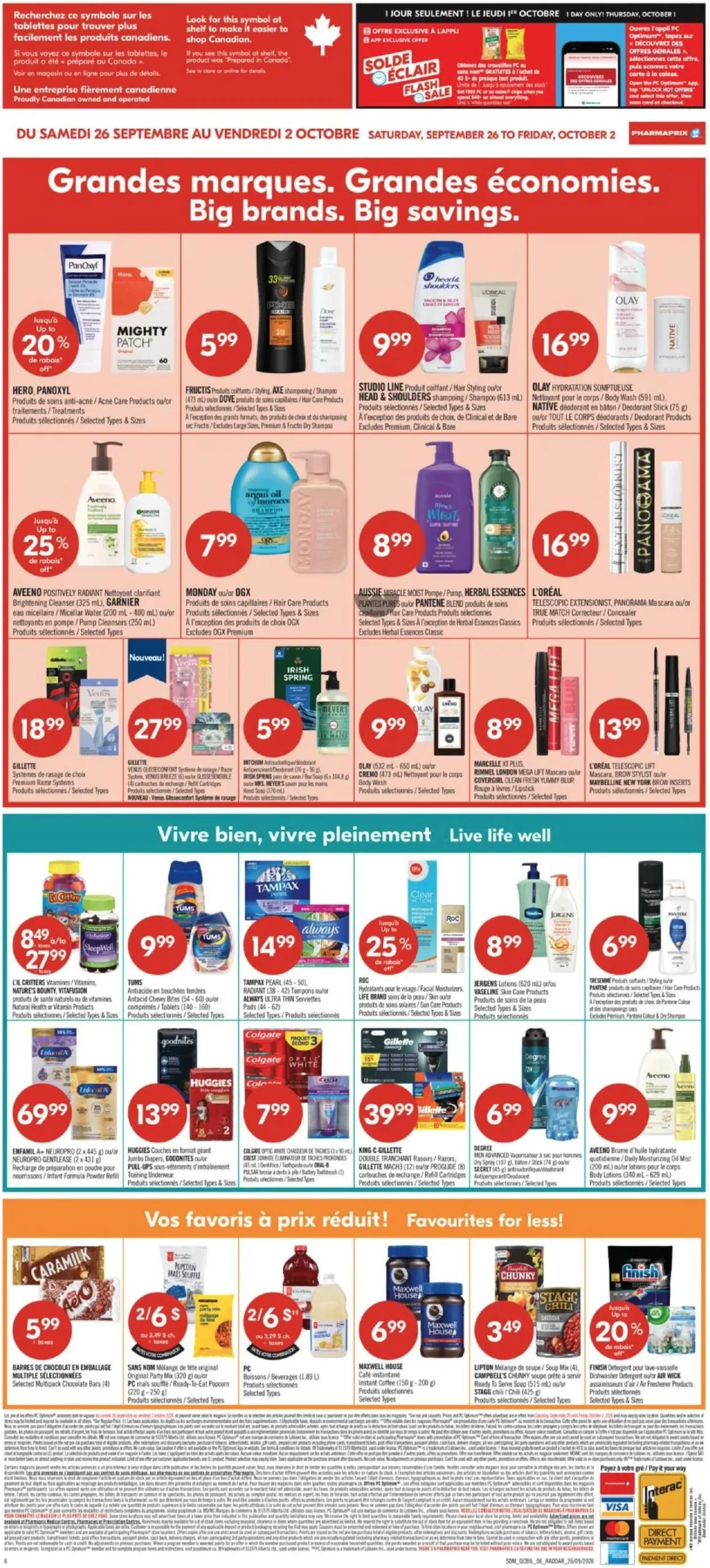 Page 3 de la circulaire Pharmaprix