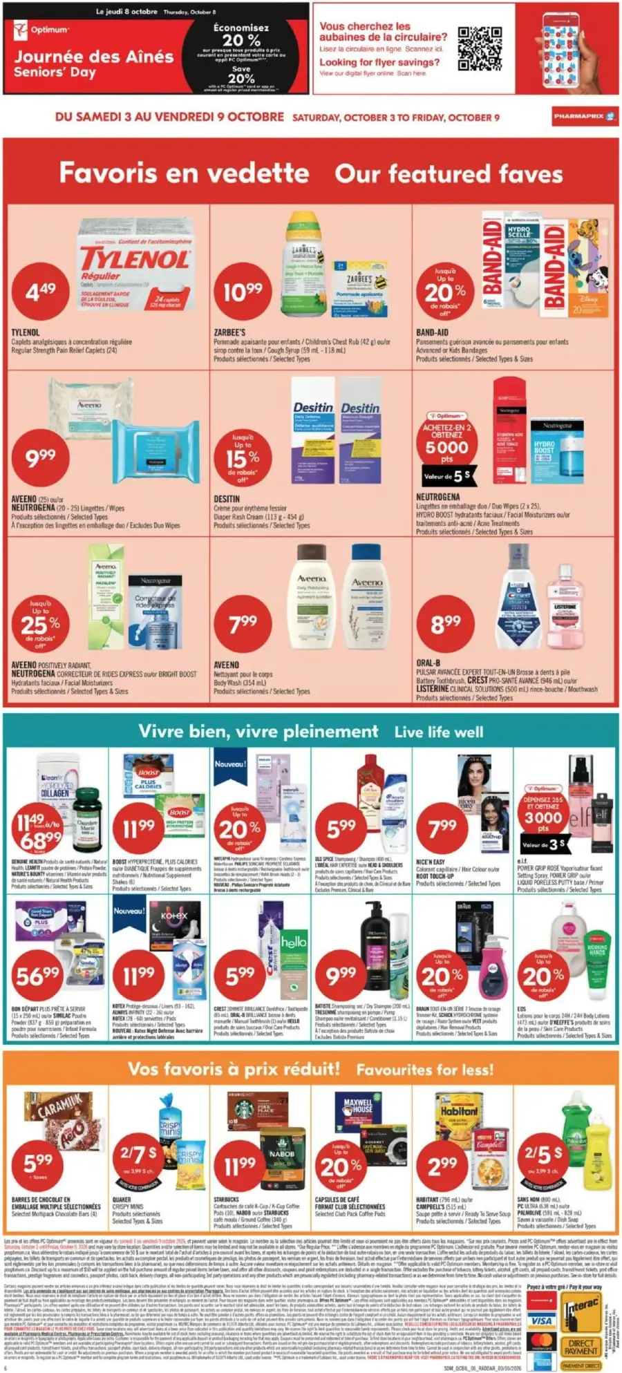 Page 1 de la circulaire Pharmaprix