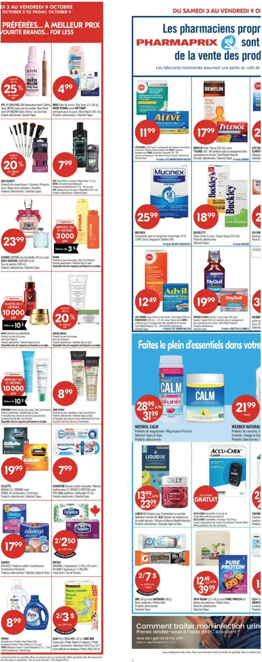 Page 4 de la circulaire Pharmaprix