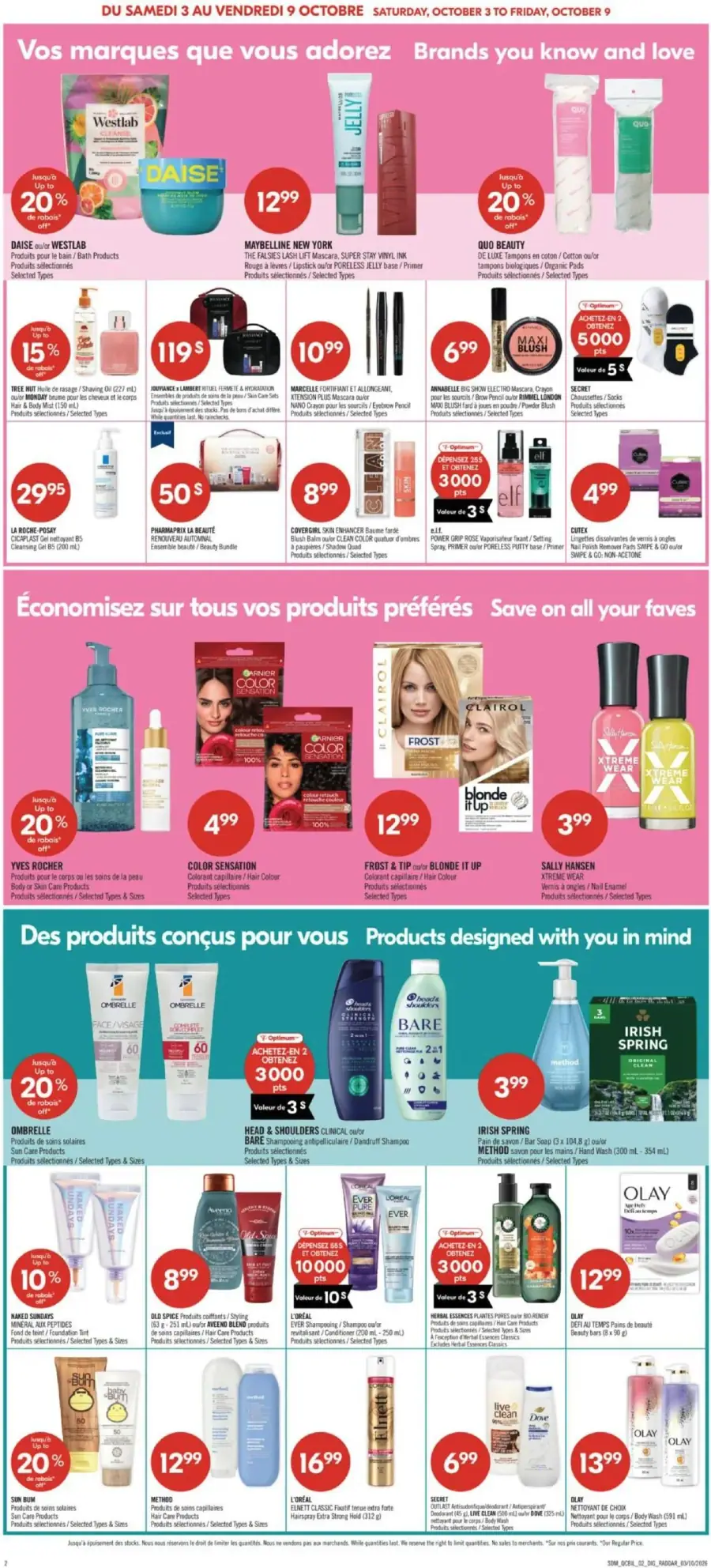 Page 18 de la circulaire Pharmaprix