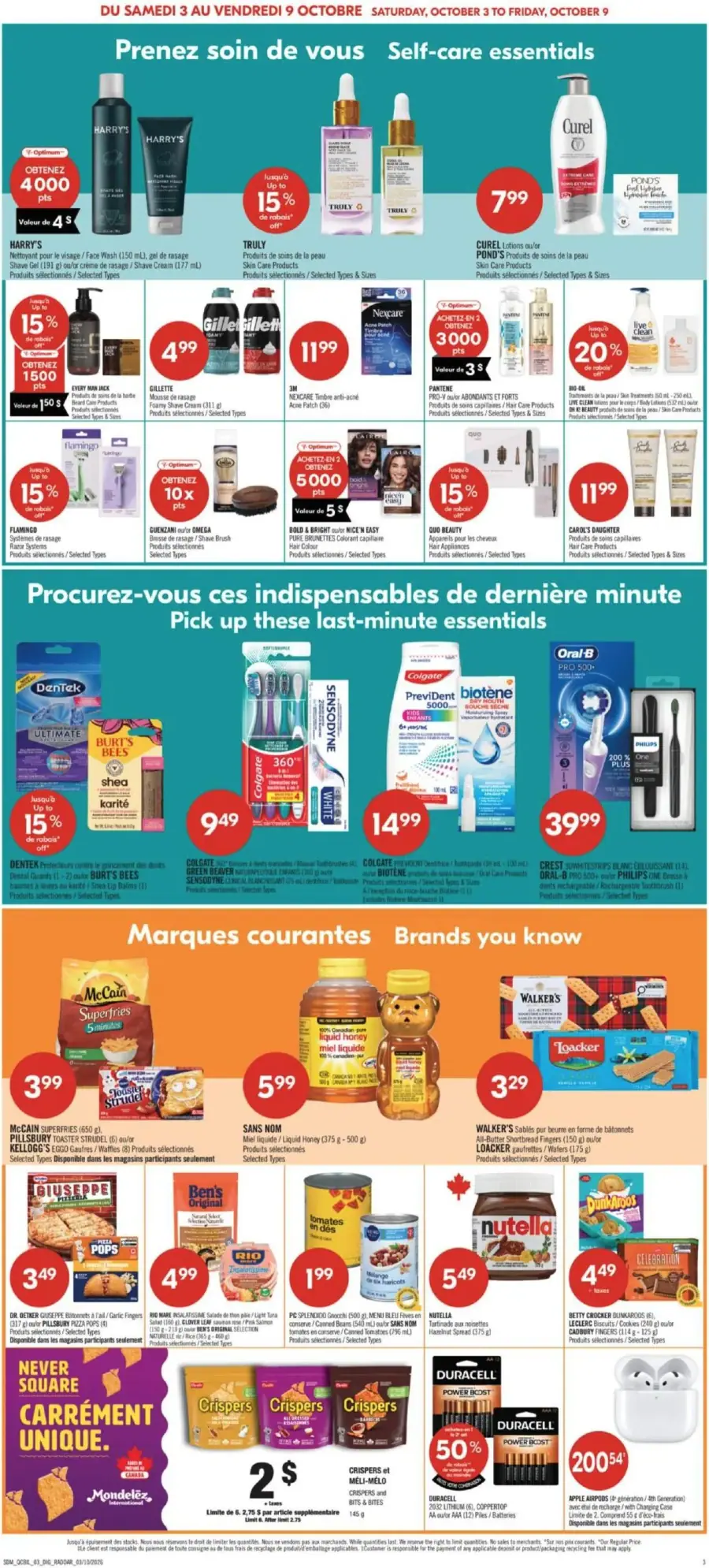 Page 19 de la circulaire Pharmaprix